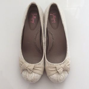 Ivory shoes size 9